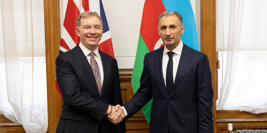 Nazir Rəşad Nəbiyev Böyük Britaniyanın ticarət naziri ilə görüşüb