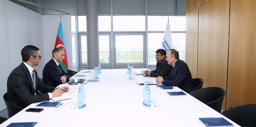 Nazir Rəşad Nəbiyev Dünya Bankı Qrupunun nəqliyyat və logistika üzrə direktoru ilə görüşüb