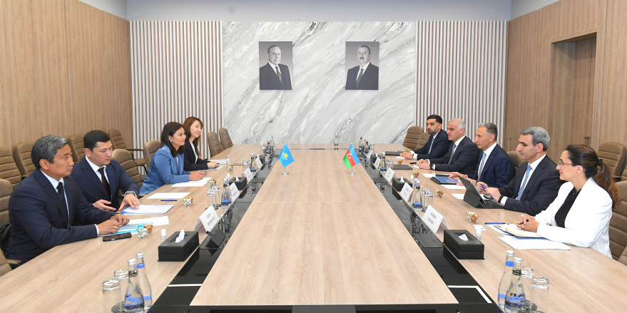 Minister Rashad Nabiyev Meets with Deputy Head of the Presidential Administration of the Republic of Kazakhstan