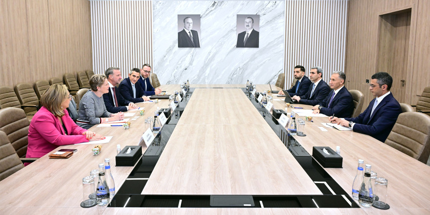 Nazir Rəşad Nəbiyev Niderlandın “C. Steinweg Group” şirkətinin baş icraçı direktoru ilə görüşüb